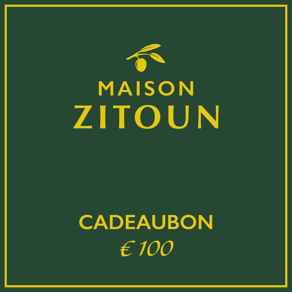 Maison Zitoun cadeaubon